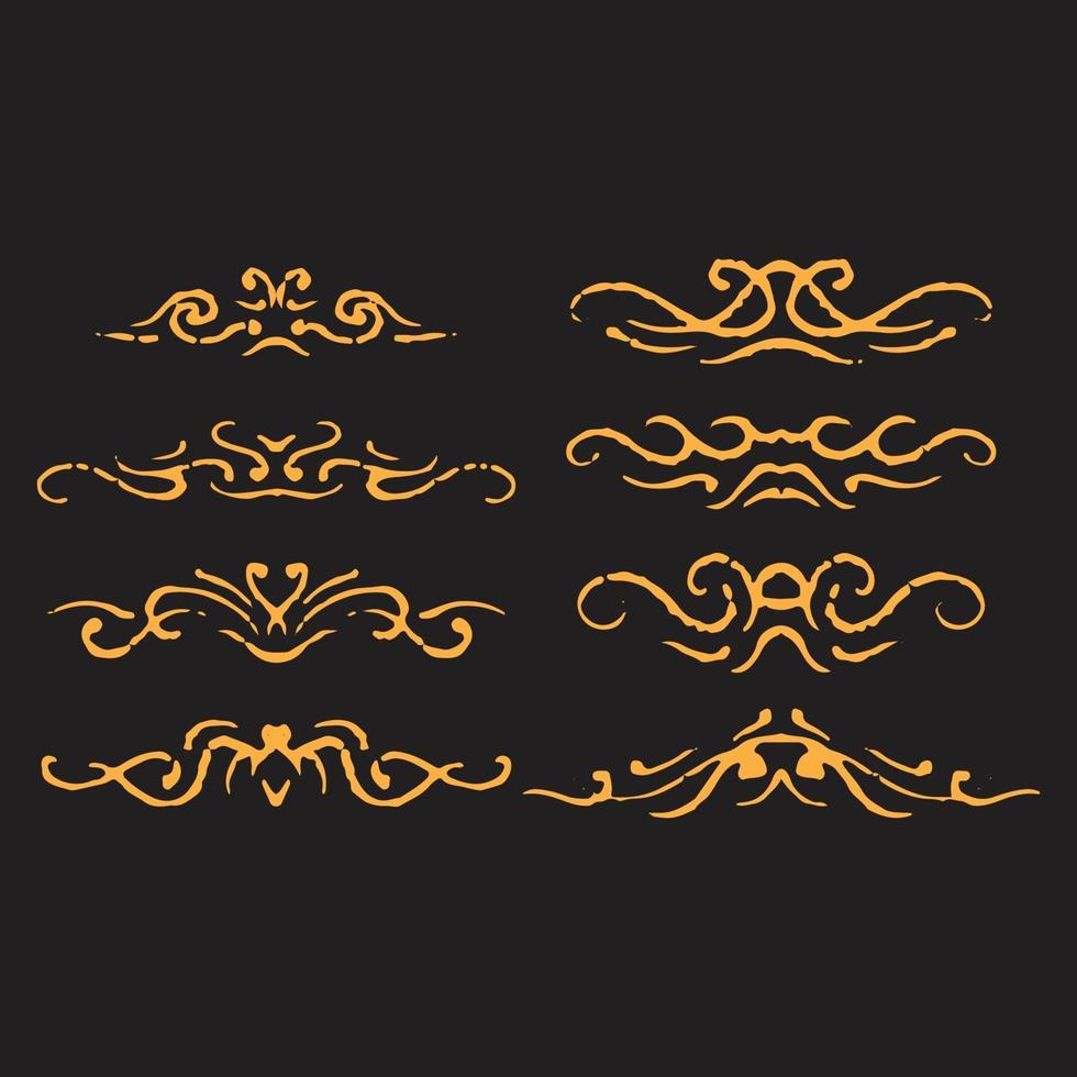 Dirty ornaments design vector