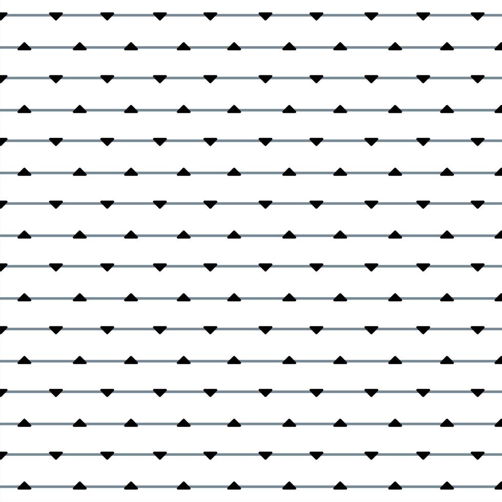 Black and white minimal triangle pattern design vector