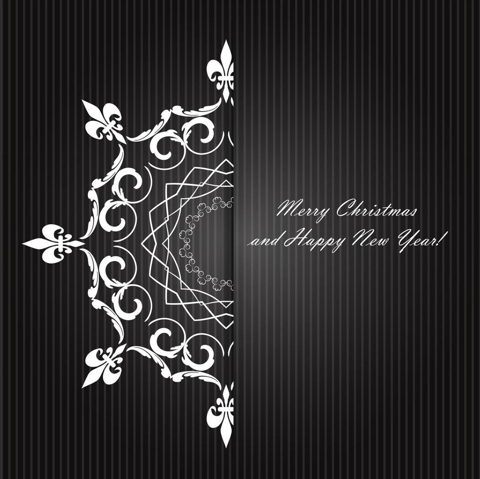 Abstract Beauty Christmas and New Year Background. vector