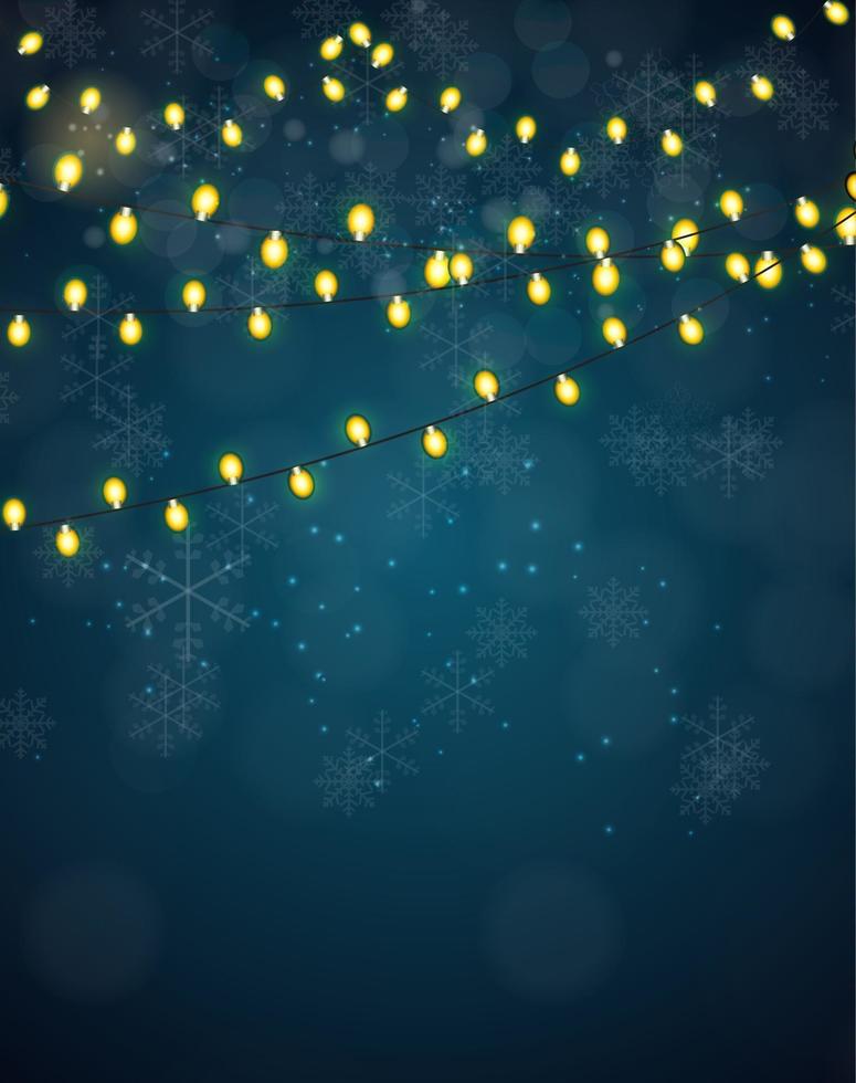 Fondo de Navidad y año nuevo de belleza abstracta. vector