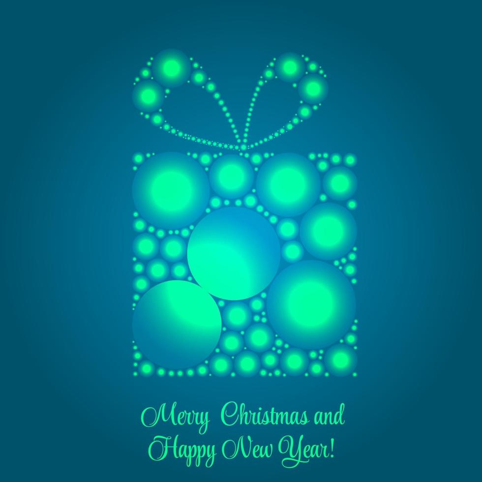 Abstract Beauty Christmas and New Year Background. vector