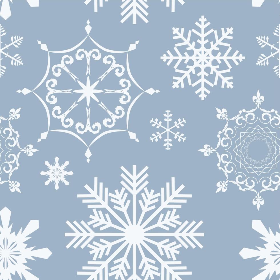 Abstract Beauty Christmas and New Year Seamless Background. vector