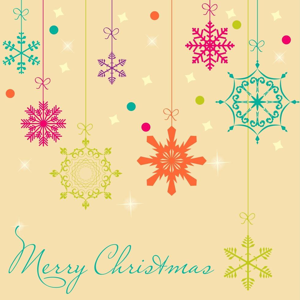 Abstract Beauty Christmas and New Year Background. vector