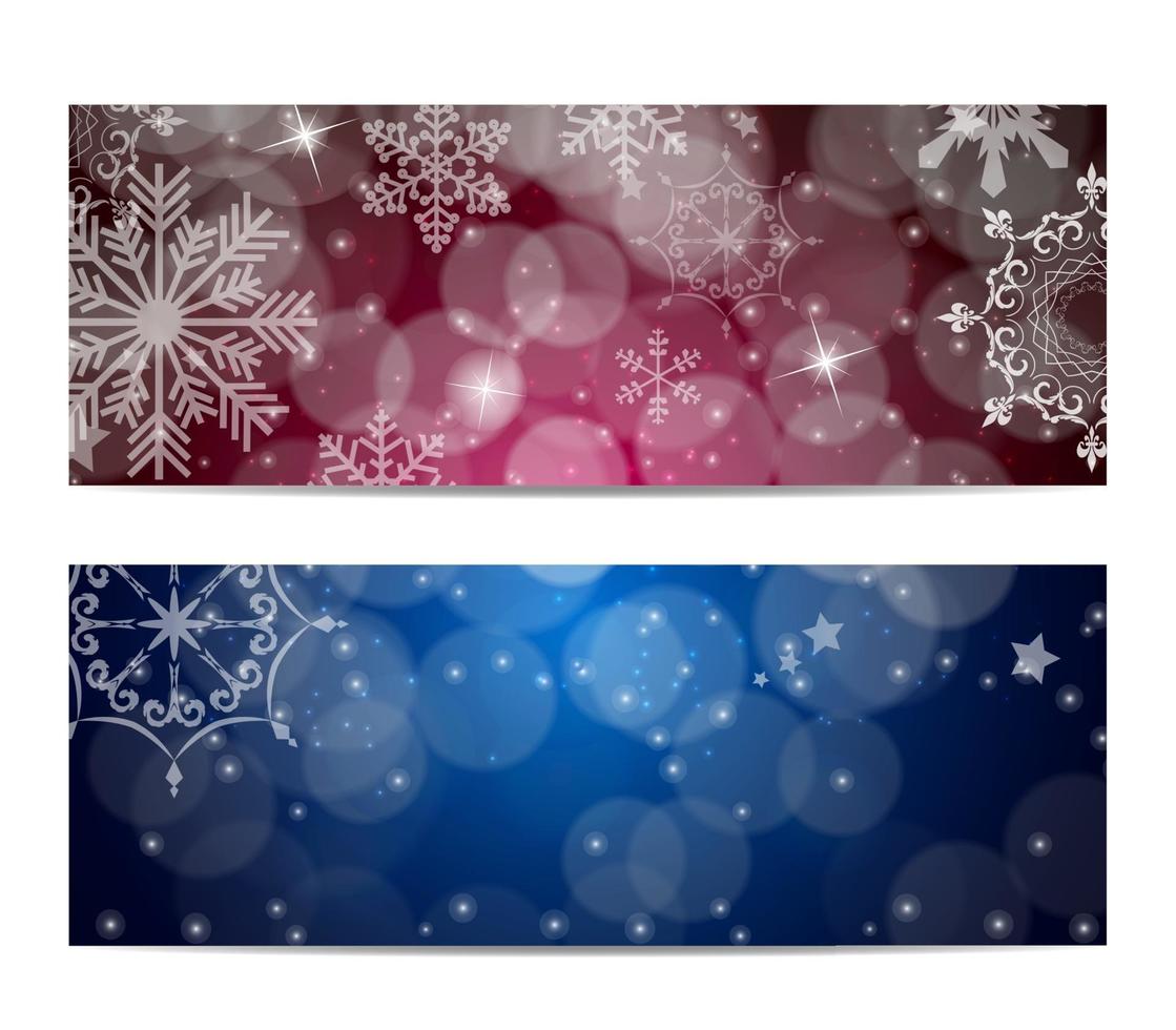 Abstract Beauty Christmas and New Year Background. vector