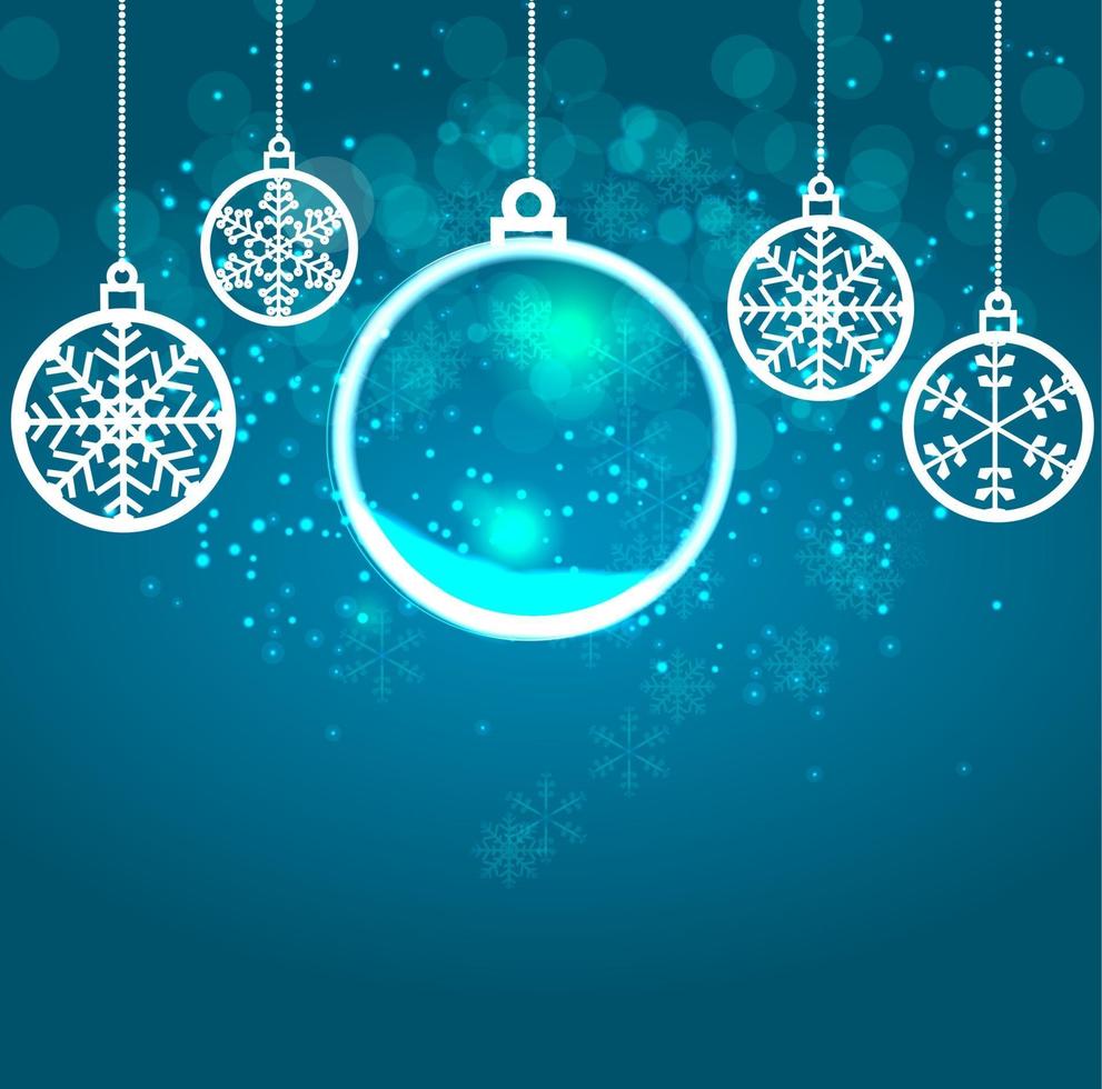 Abstract Beauty Christmas and New Year Background. vector