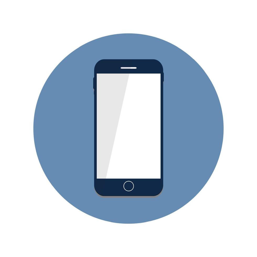 Modern Flat Mobile Icon Vector Illustration