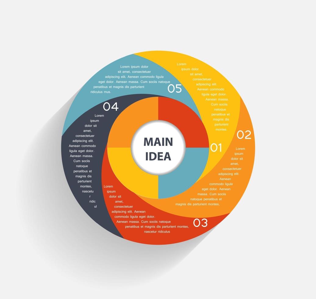 Infographic business template vector illustration