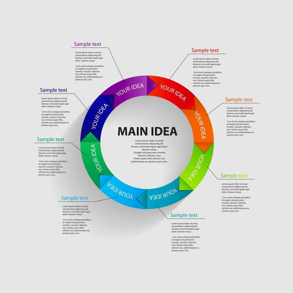 Infographic Templates for Business Vector Illustration