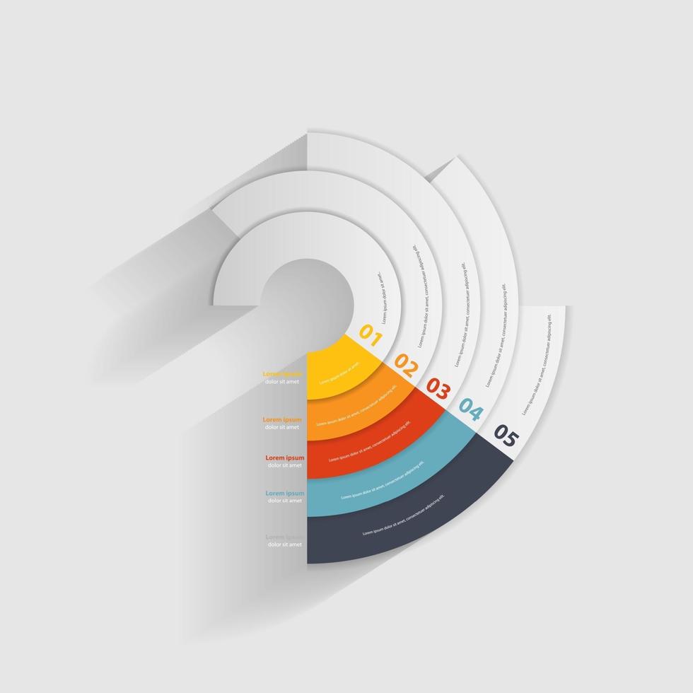 Infographic business template vector illustration