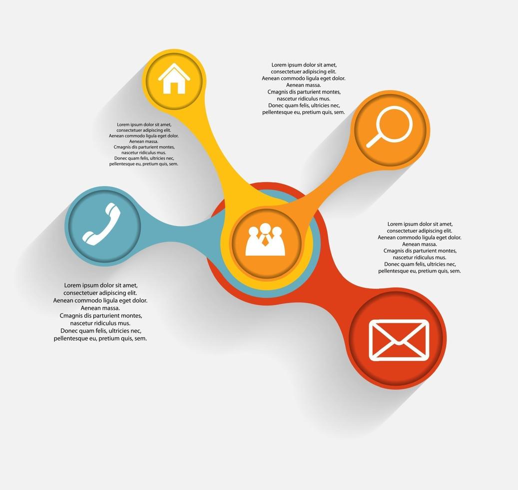 Infographic business template vector illustration