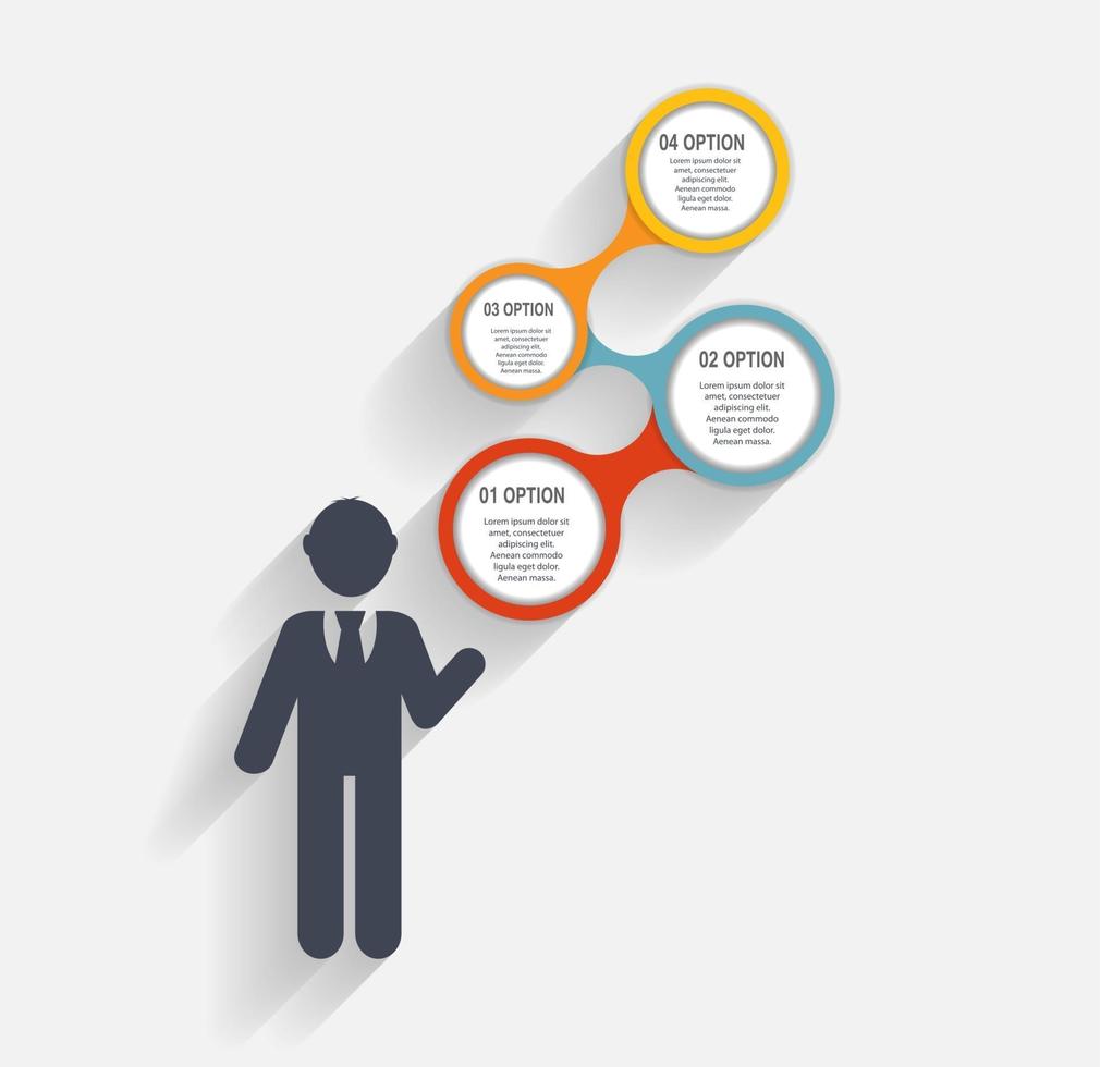 Infographic business template vector illustration