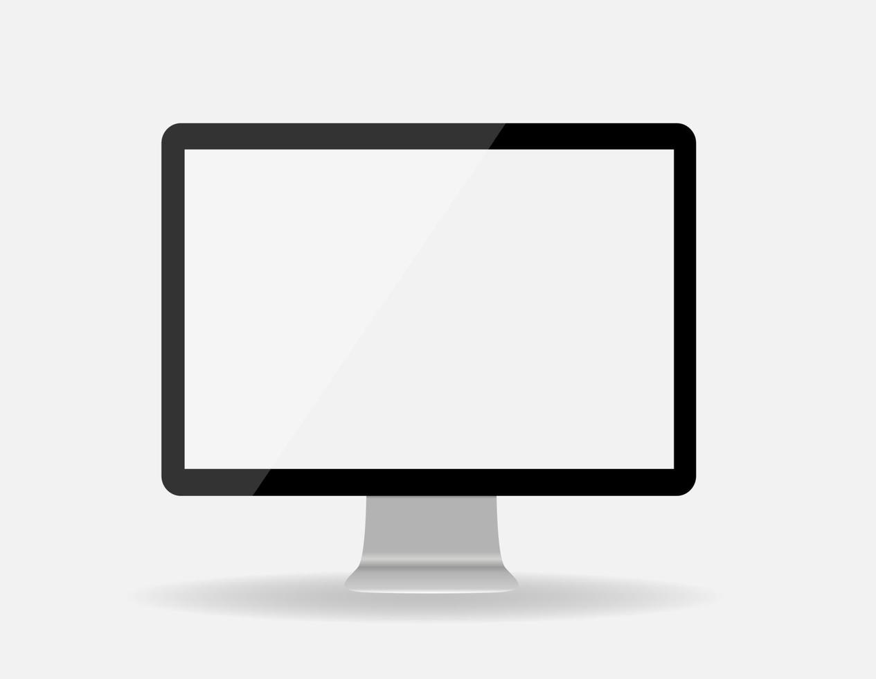 Computer Display Vector Illustration