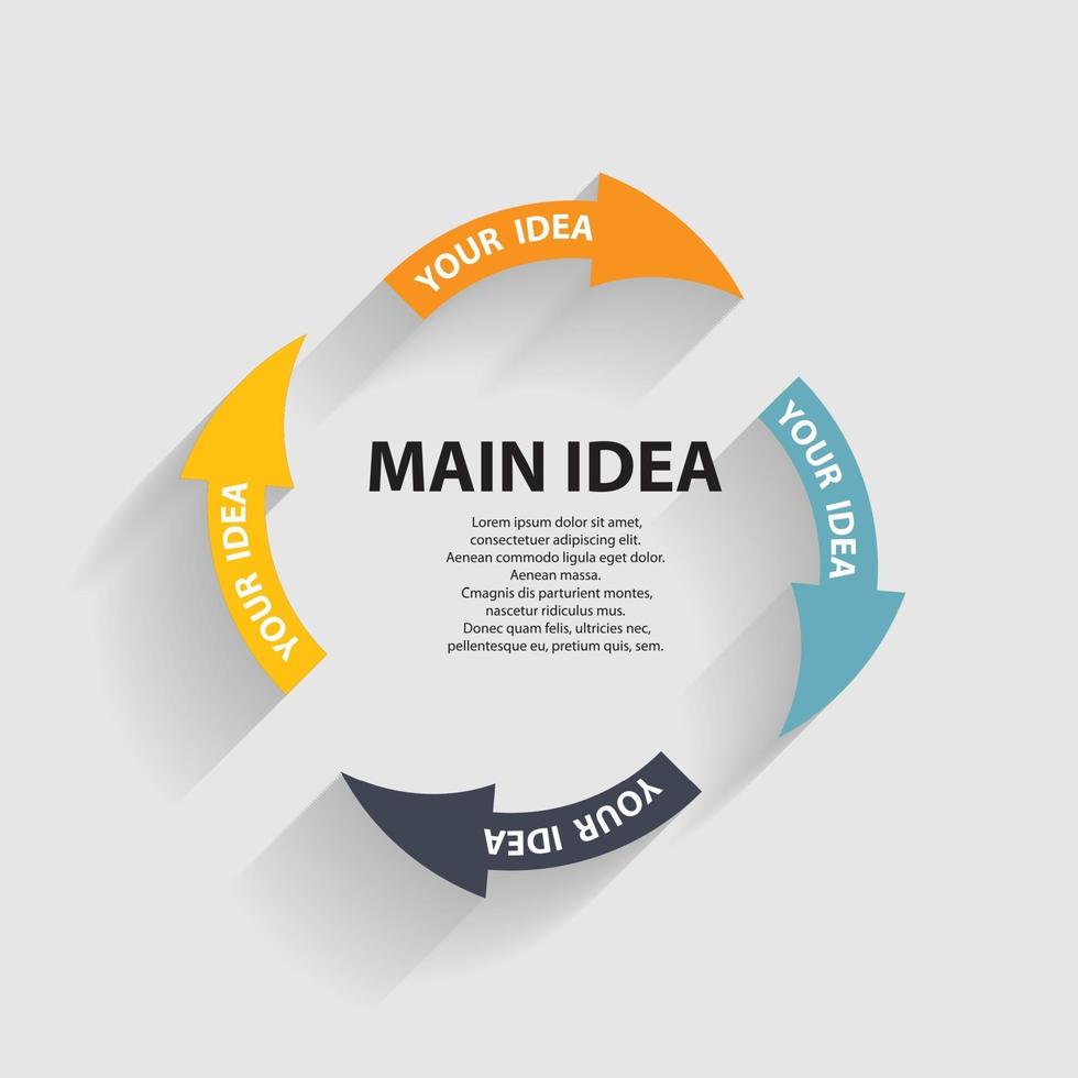 Infographic Templates for Business Vector Illustration