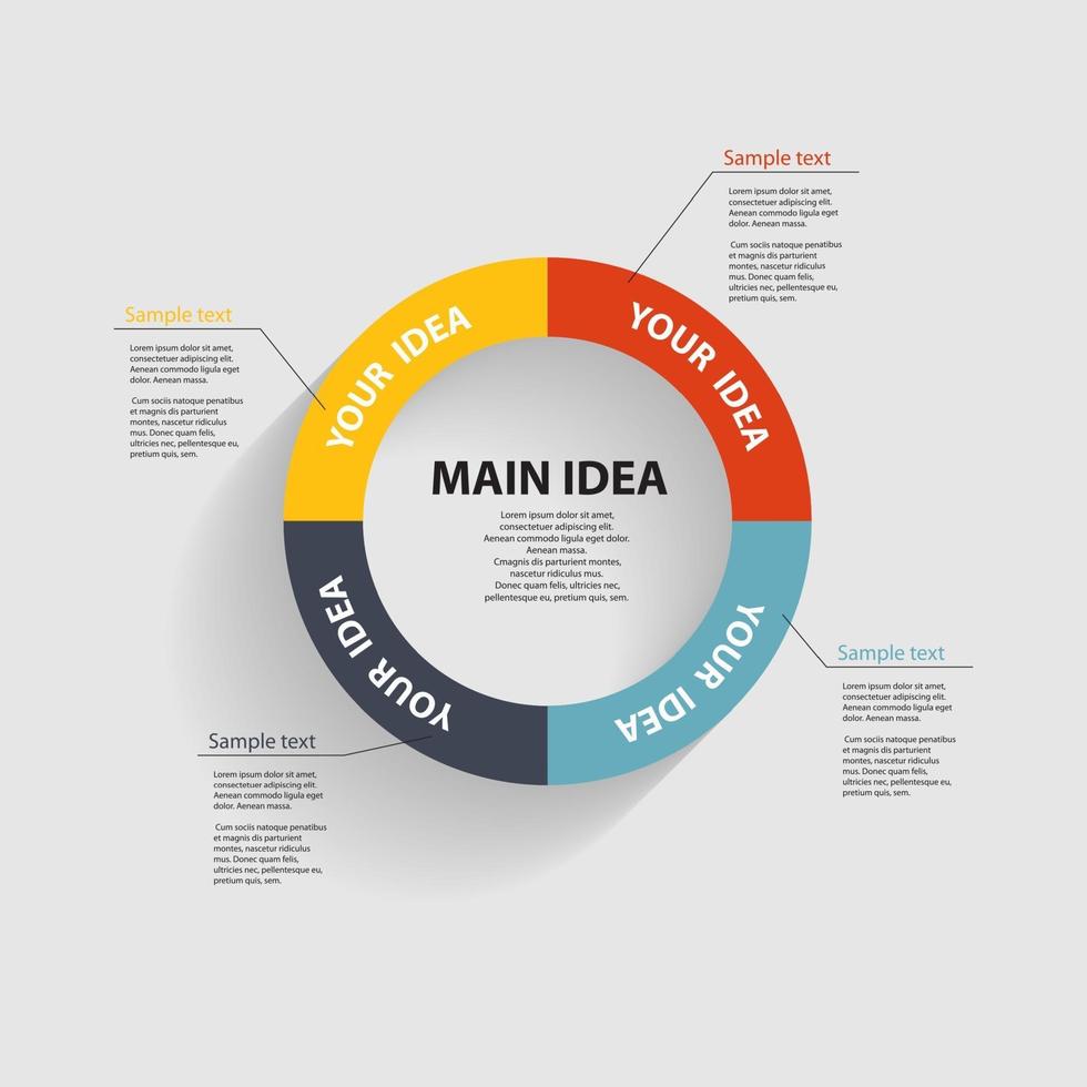 Infographic Templates for Business Vector Illustration