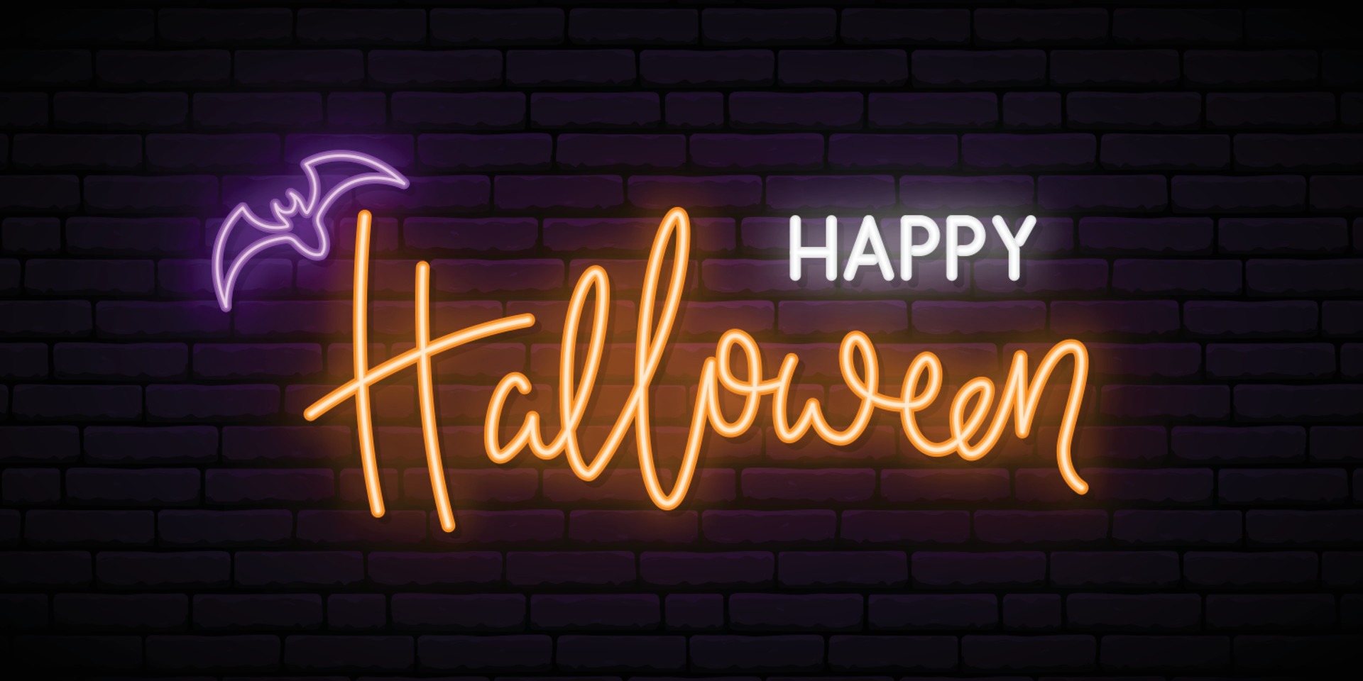 Tablero de letrero de neón de feliz halloween. 3066316 Vector en Vecteezy