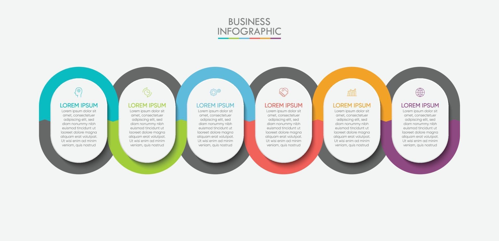 Business data visualization timeline infographic template 3066391 ...