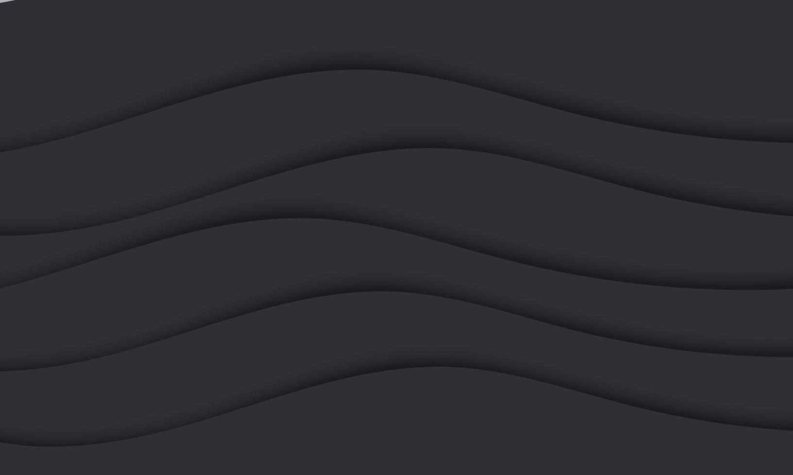Abstract Black Paper Cut Background vector