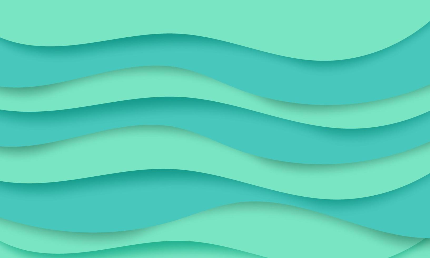 Abstract Blue Paper Cut Background vector