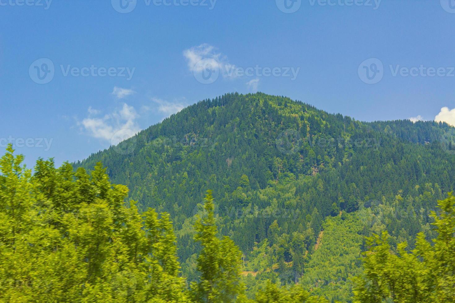 Mountain landscape in Carinthia, Austria photo