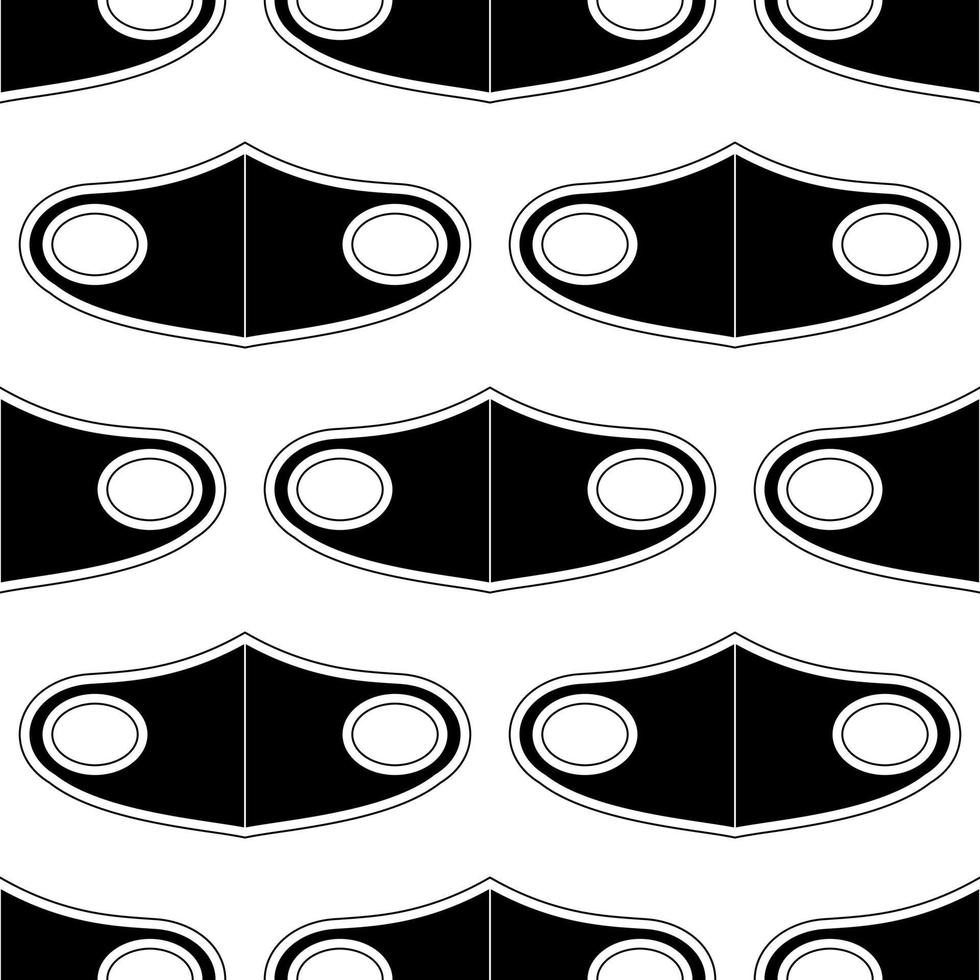 medical protective face mask seamless pattern vector