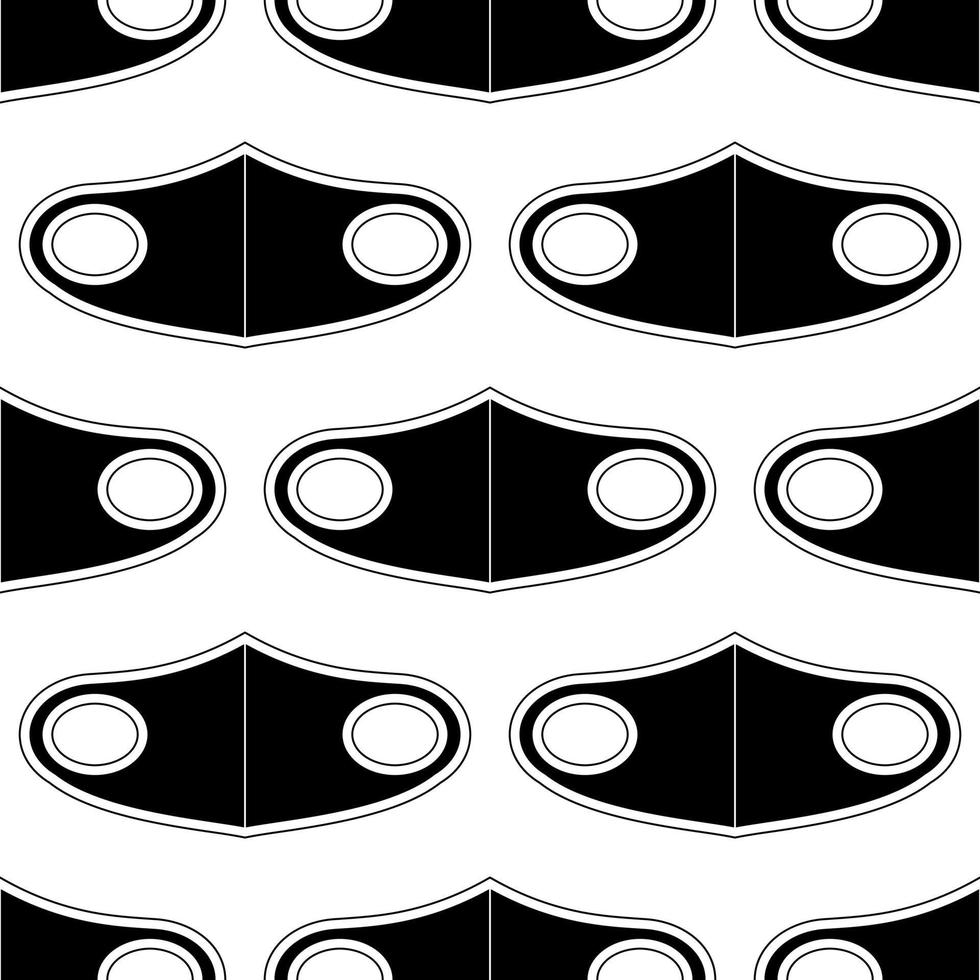 medical protective face mask seamless pattern vector