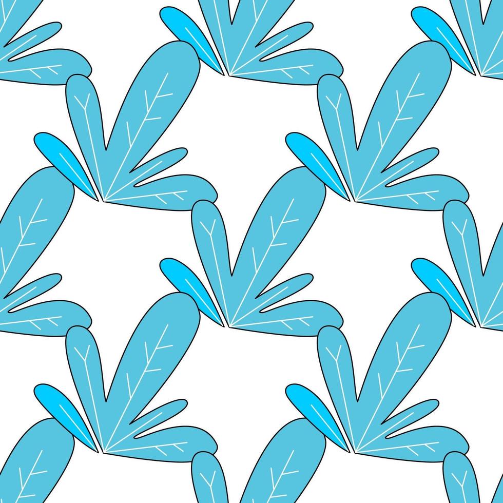 bush plant isolate seamless pattern vector