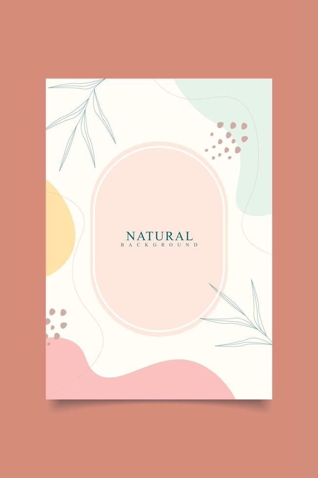 Abstract natural background for your cover vector