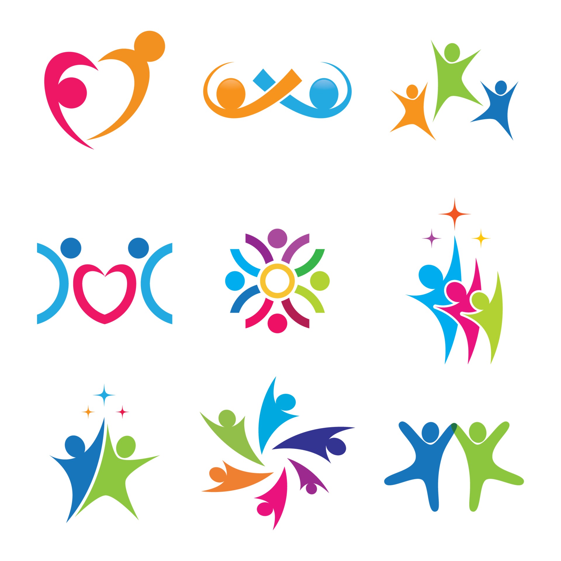 Community care logo images design 3067149 Vector Art at Vecteezy