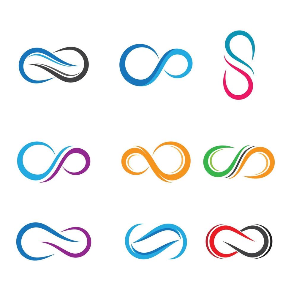 Infinity logo images vector