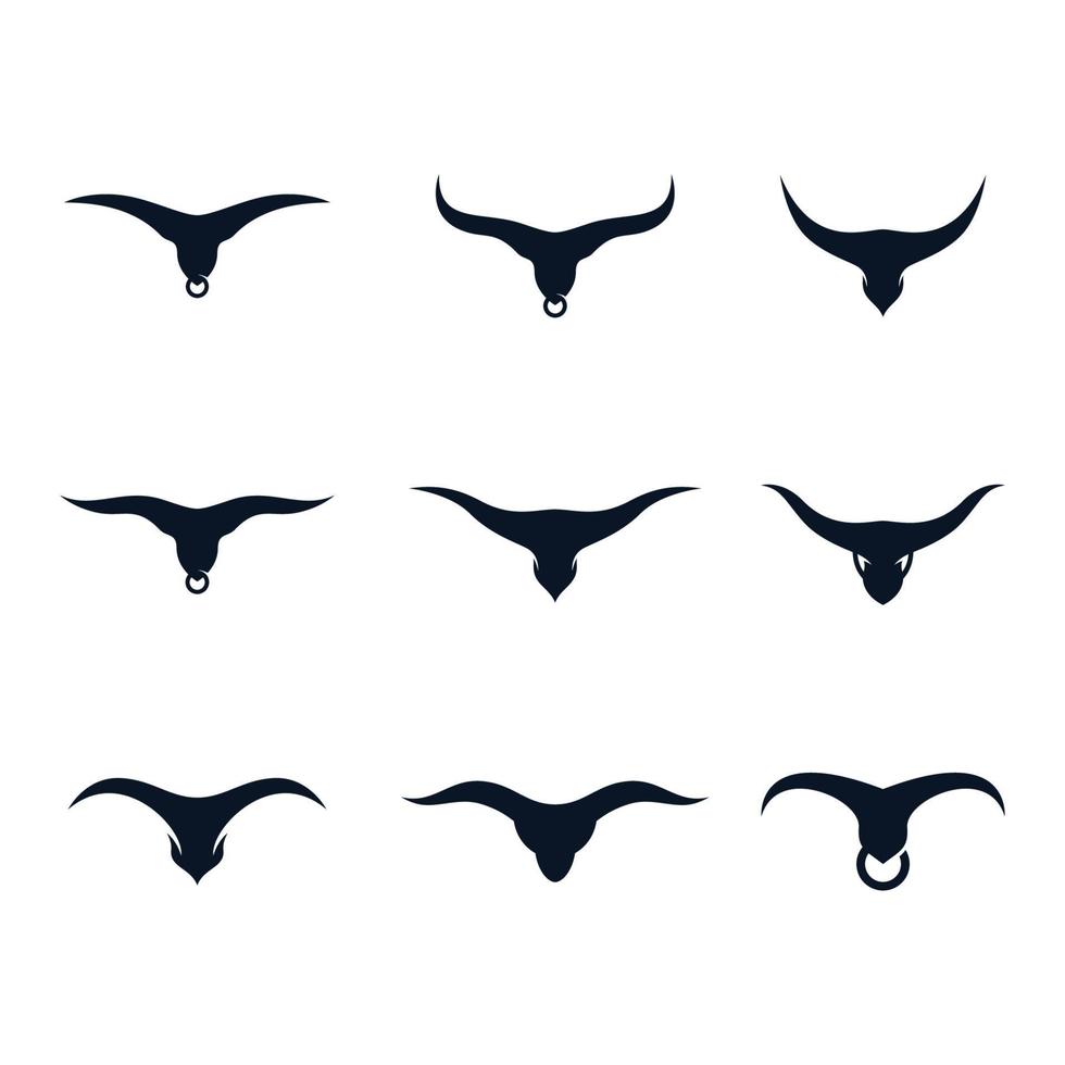 imágenes de bull head logo vector