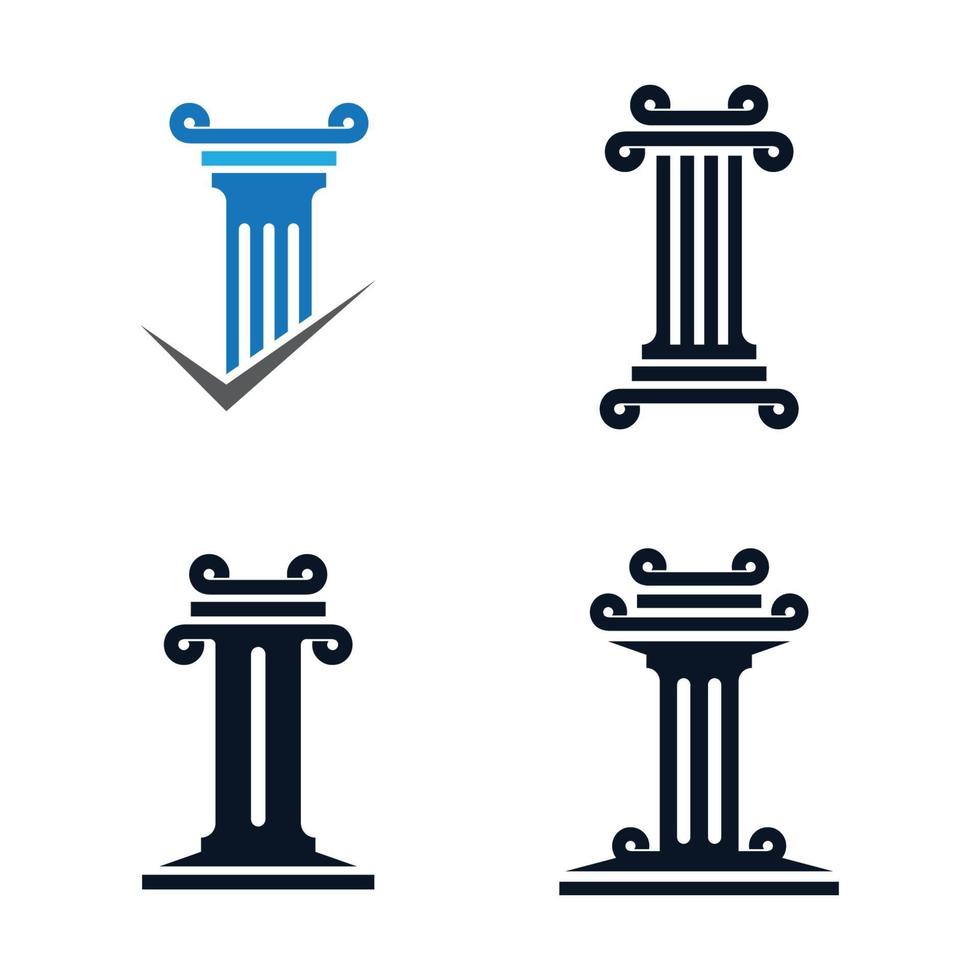 Pillar logo images vector