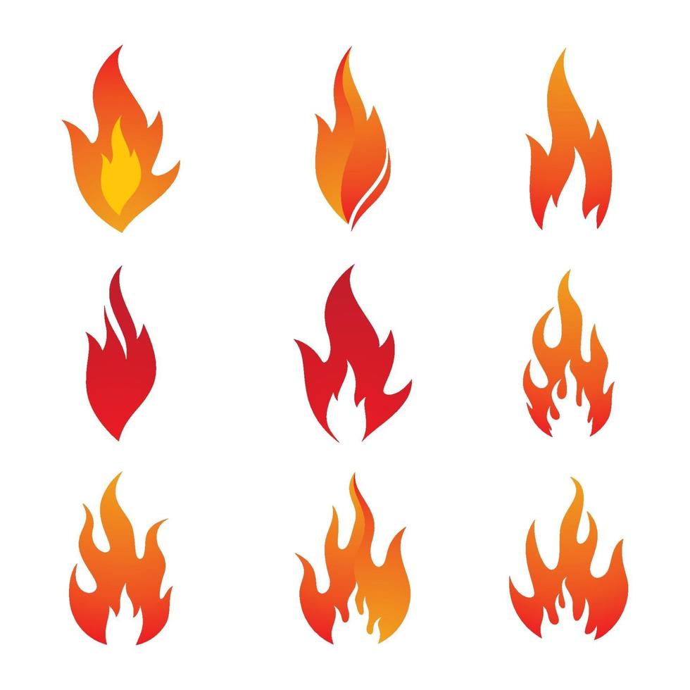 Fire logo images vector