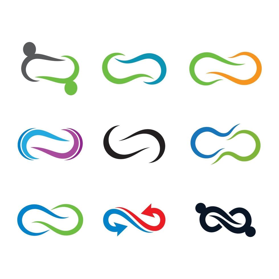 Infinity logo images vector