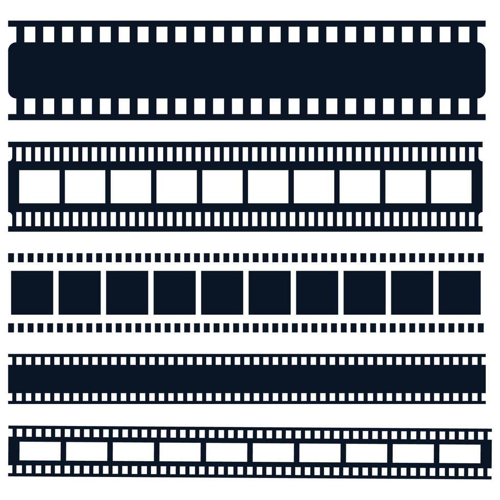 imágenes de logo de tira de película vector