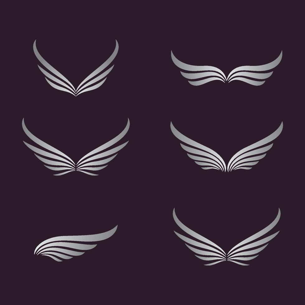 Wing logo images vector