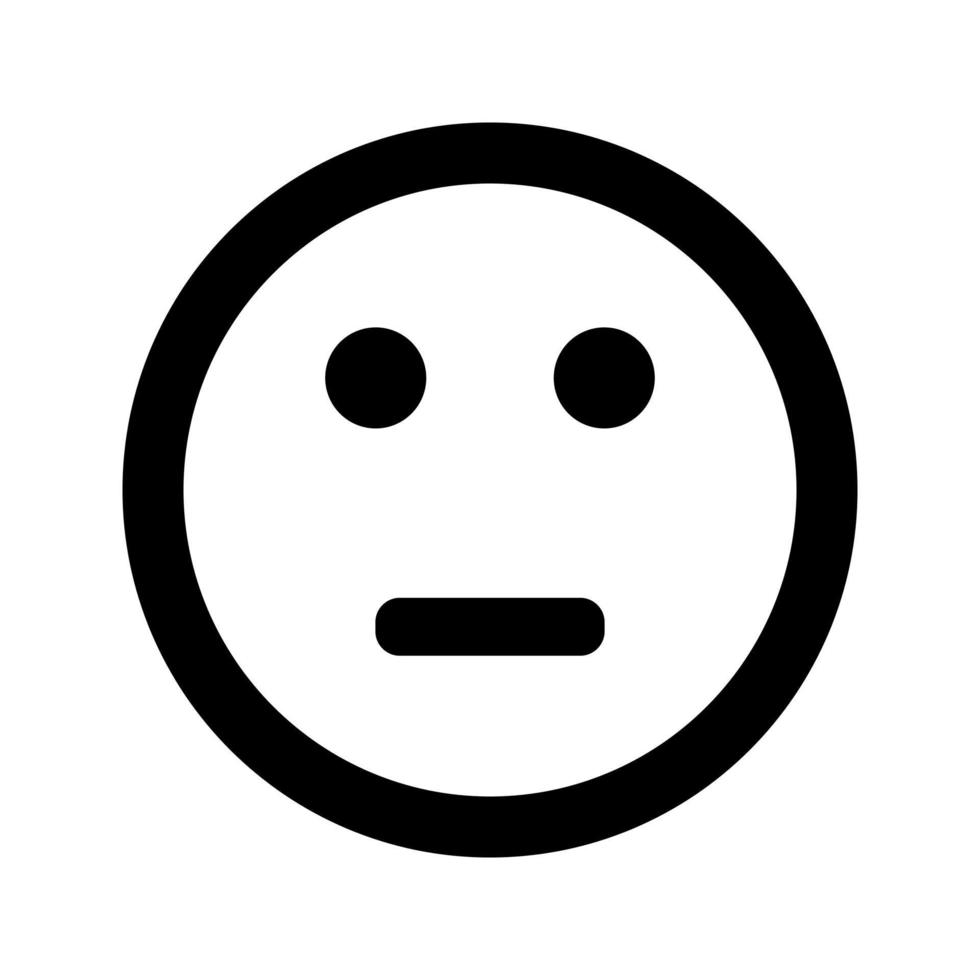 icono de emoticon de cara de sonrisa de dibujos animados en estilo plano vector