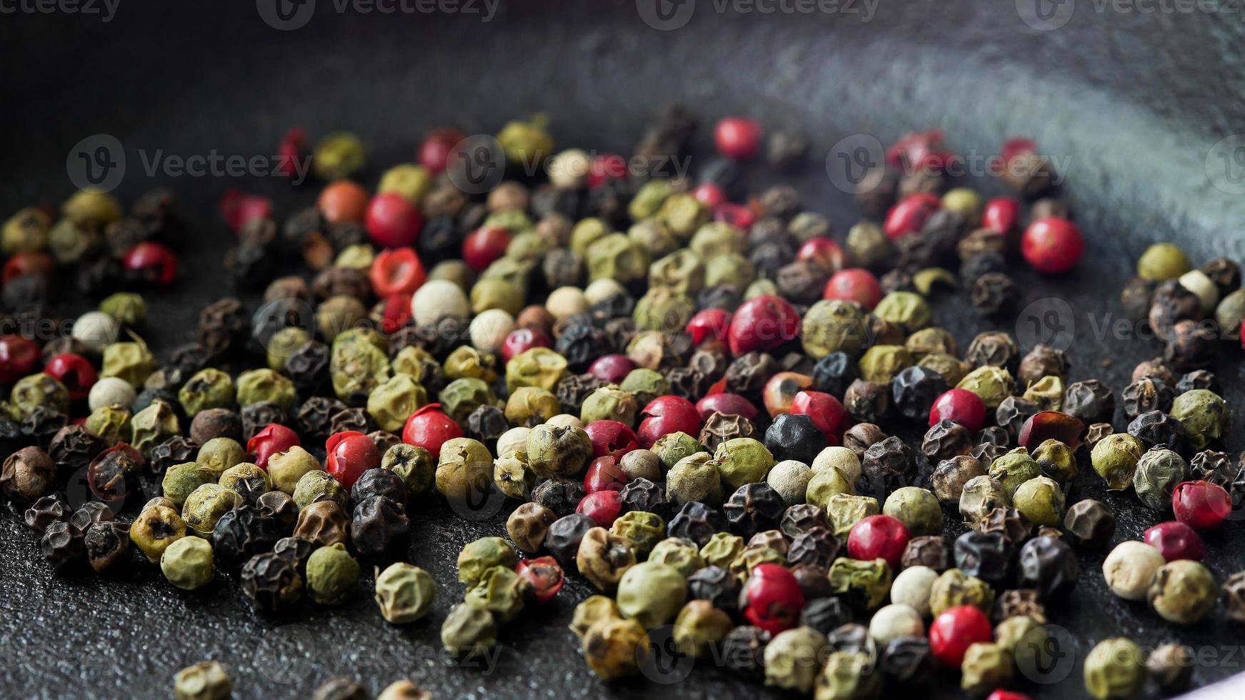 Colorful Peppercorn  medley dry seasoning photo