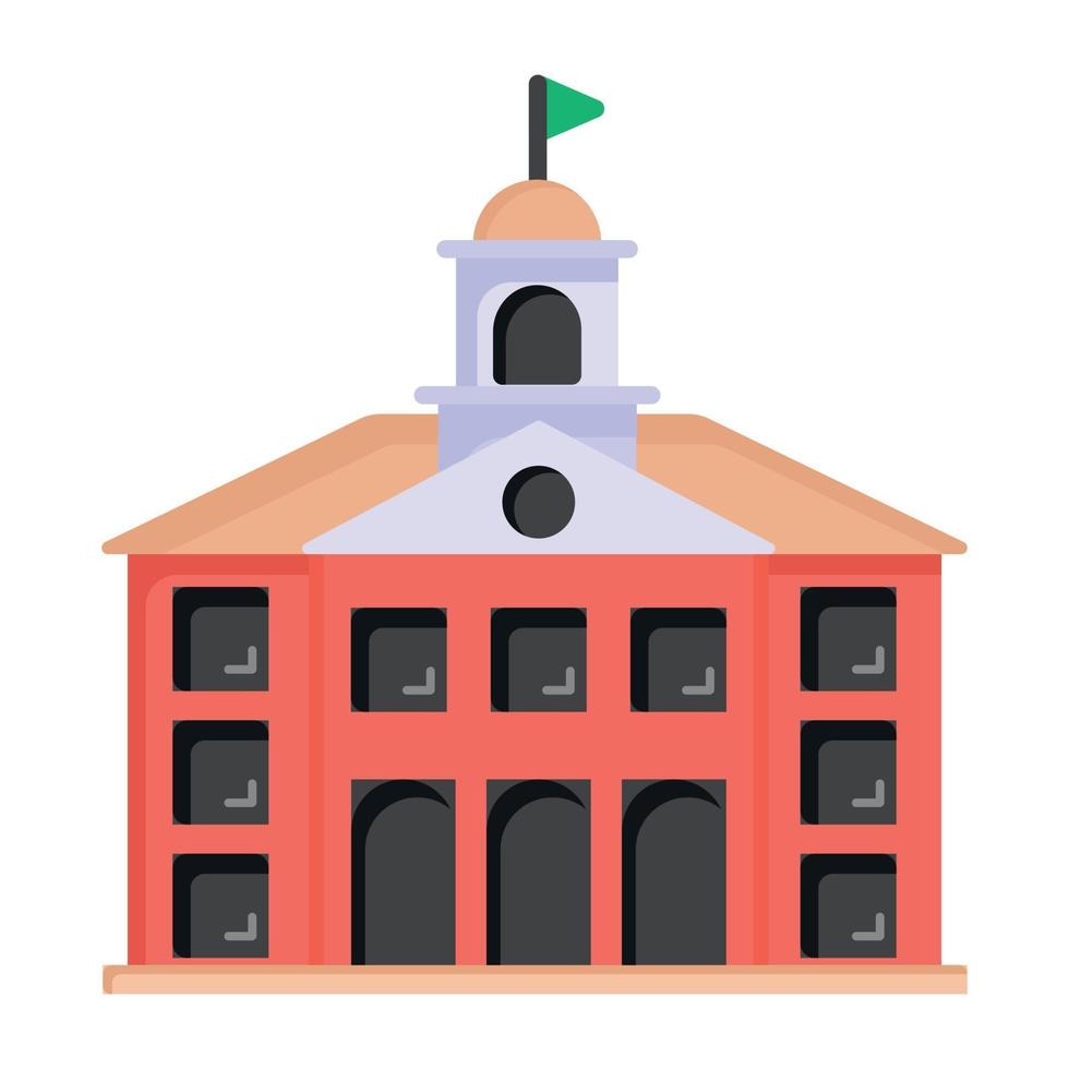 College and Architecture vector