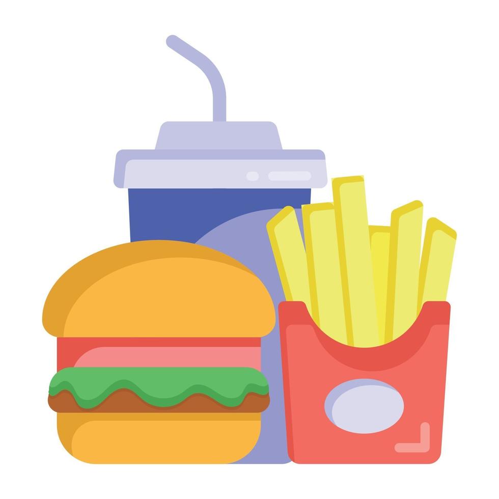 Fast and Junk Food vector