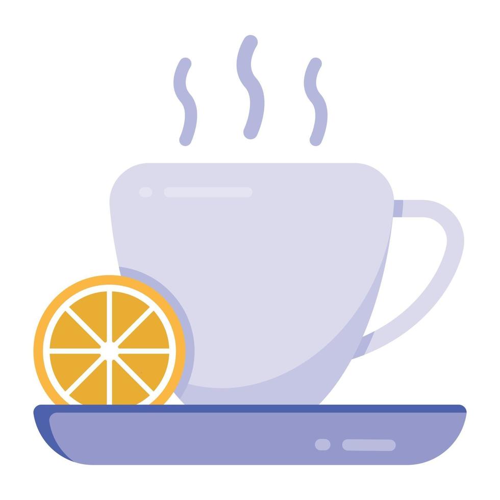 citrus  Lemon Tea vector