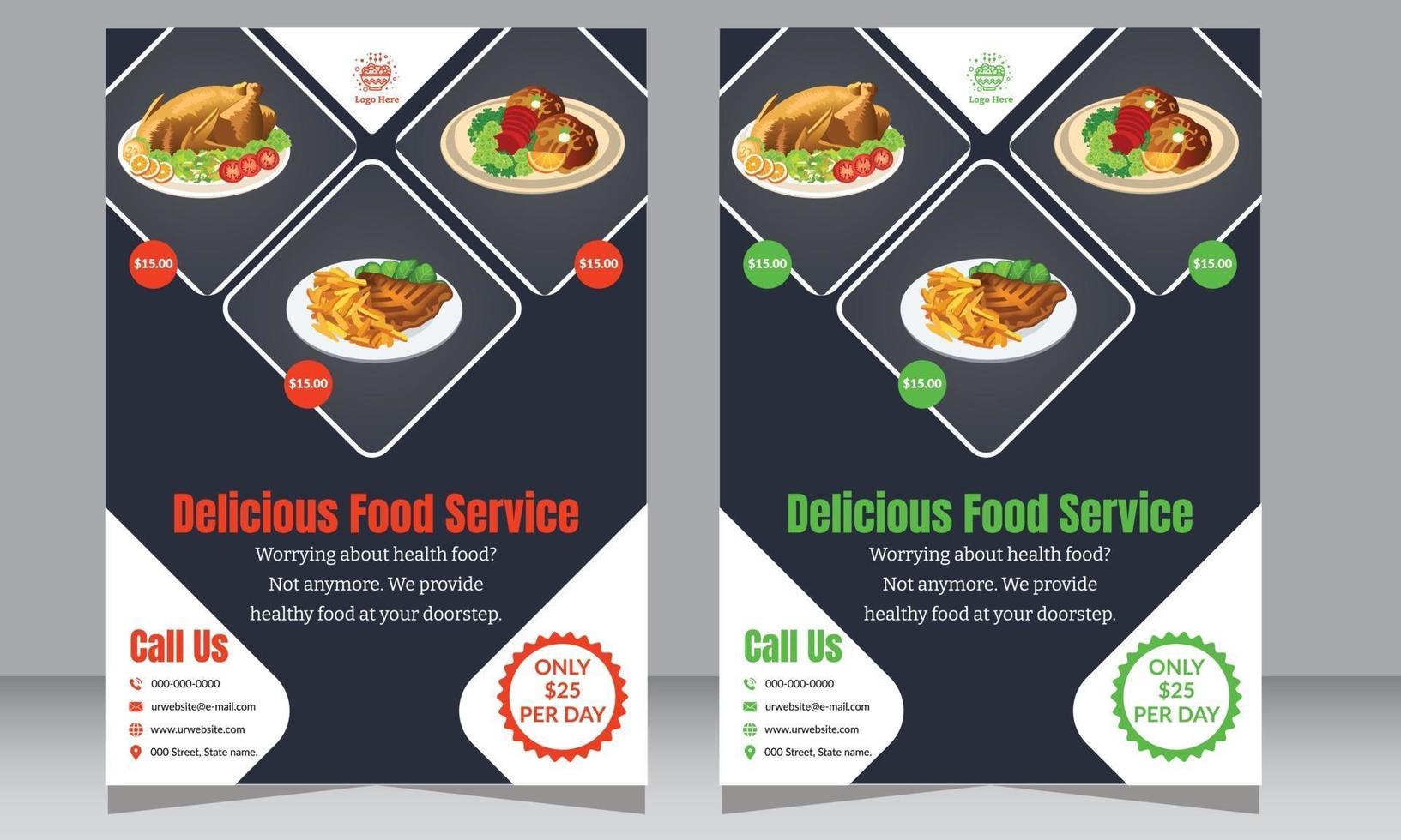 Restaurant Flyer, Pizza Shop flyer, Poster, Food Flyer vector