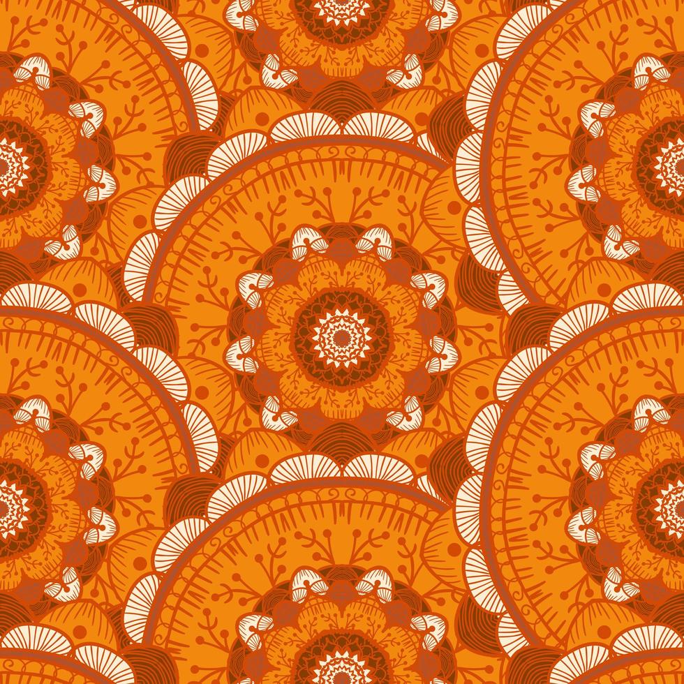 Mandala Seamless Pattern vector