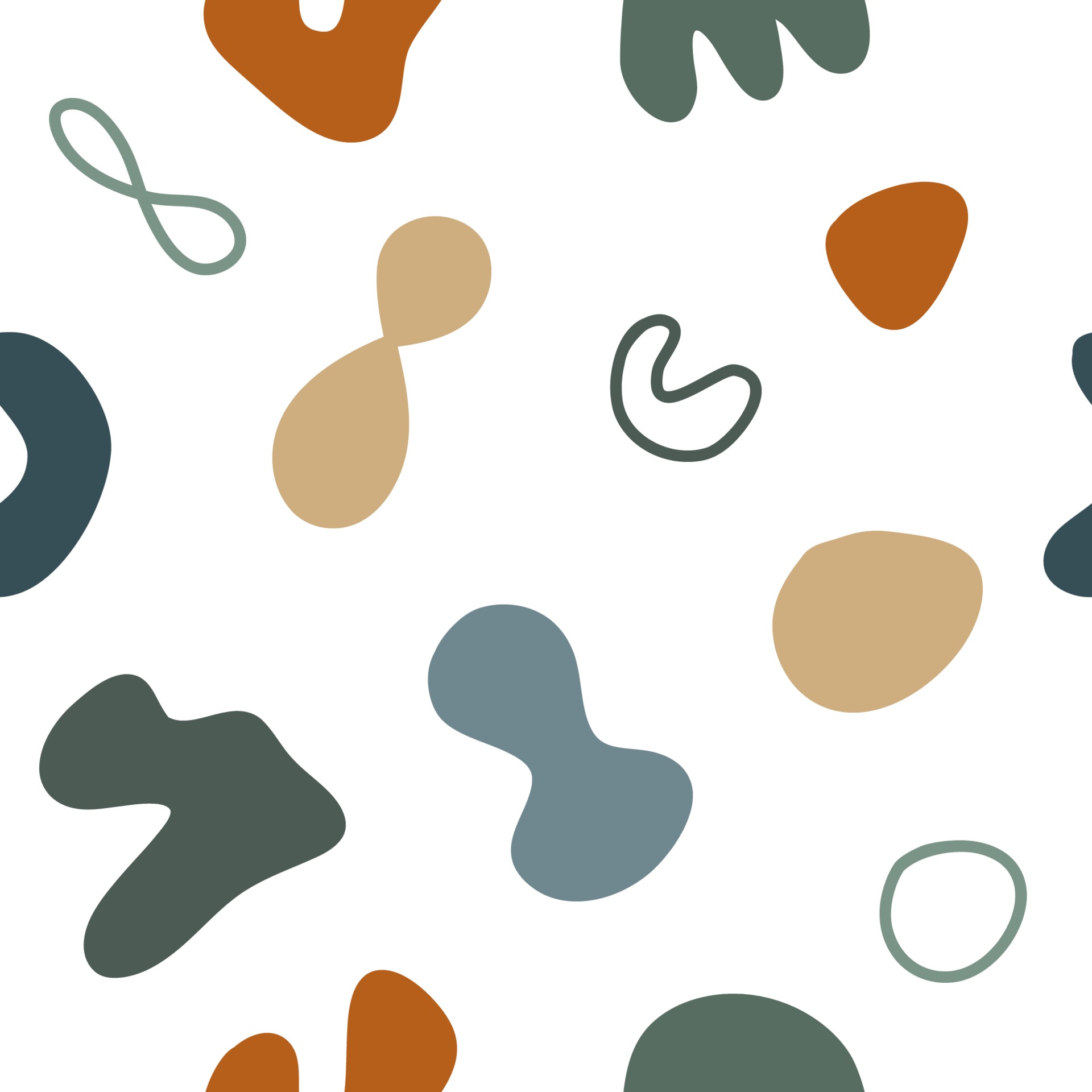 Seamless pattern for textile or t shirt print, wallpaper, wrapping etc