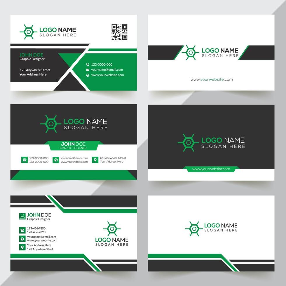 Creative And Corporate Business Card Design Template vector