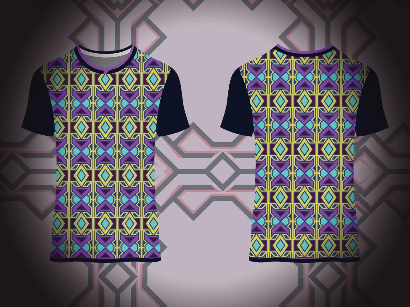 Decorative Ornamental T-shirt Pattern vector