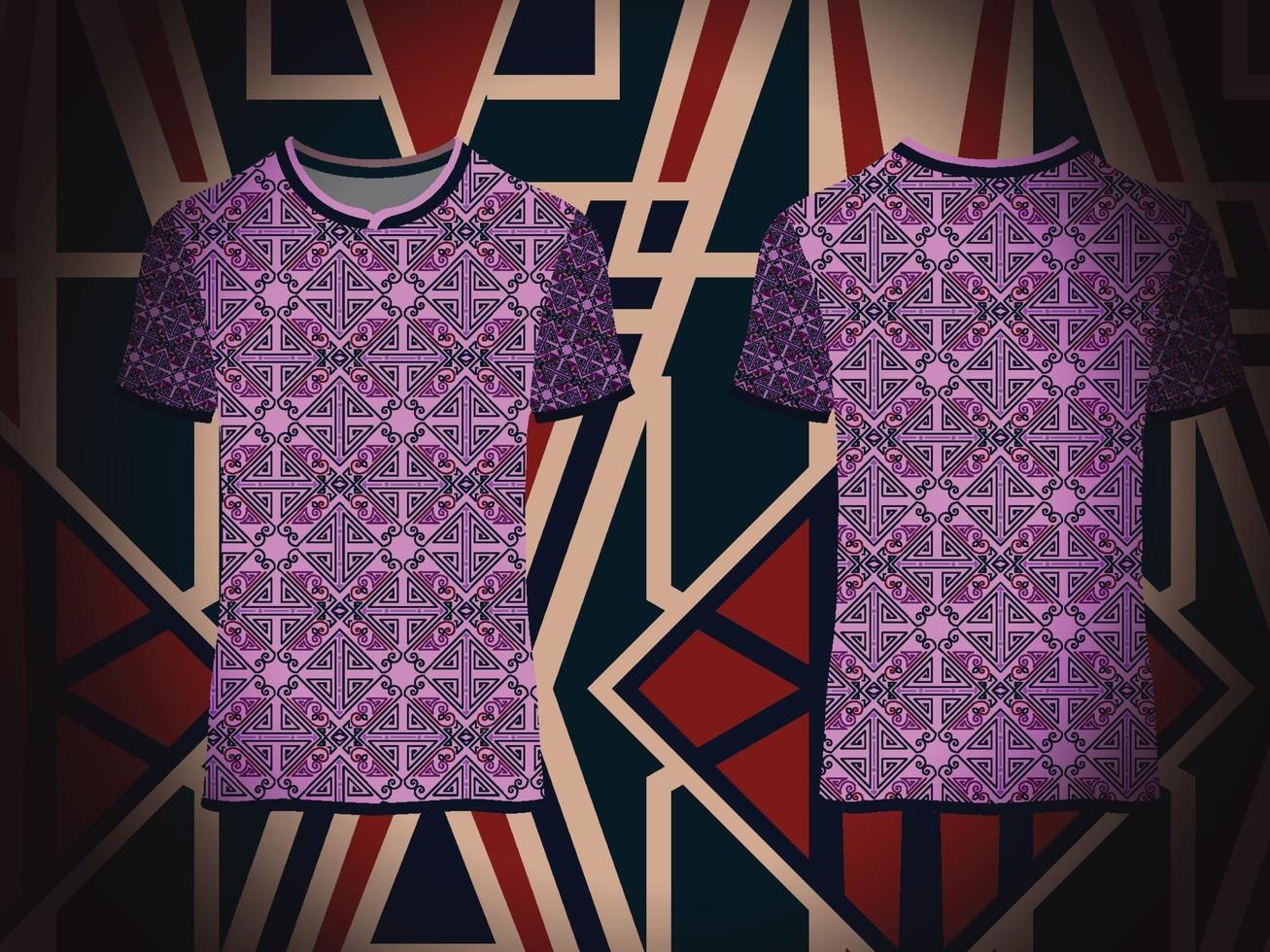 Decorative Ornamental T-shirt Pattern vector