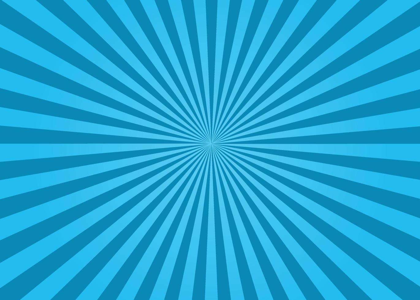 blue sunburst background vector