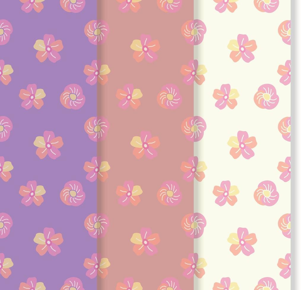 seamless floral pattern with flowers vector