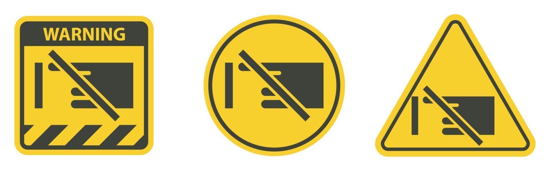 Warning Signs International Do Not Touch Symbol vector