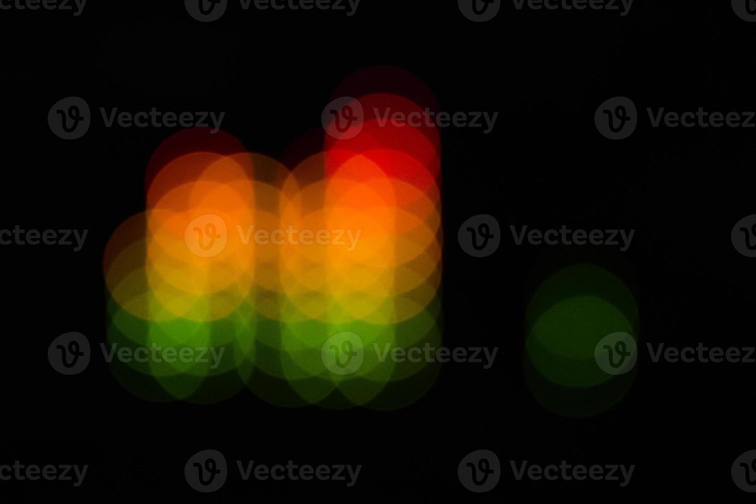 Blurred equalizer bars - abstract colorful dots photo